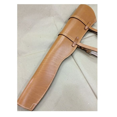 AMERICAN M1 GARAND SCABBARD AND RIFLE LEATHER CARRIER