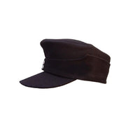 GERMAN WWII M43 PANZER WOOL CAP - BLACK