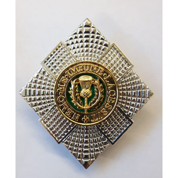NCO SCOTS GUARDS OFFICER CAP BADGE