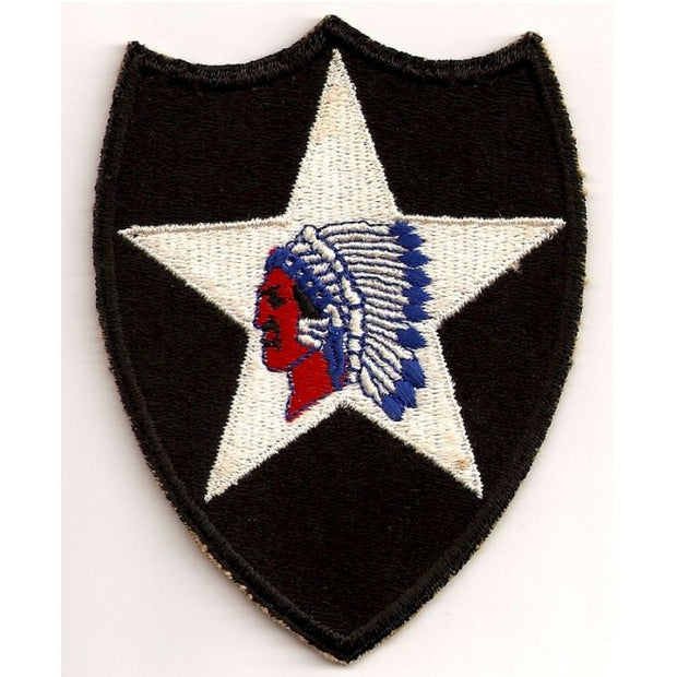 ORIGINAL 2ND INFANTRY DIVISION PATCH "INDIAN HEAD"