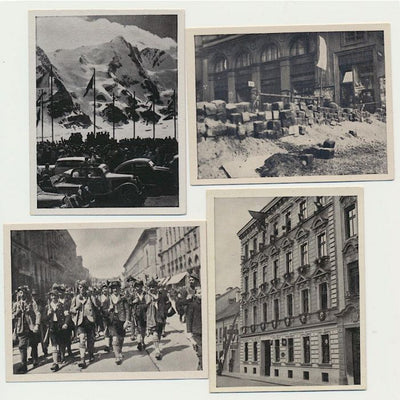 SIEGEREHRUNG BEIMLBTEN -LOT OF 4 CIGARETTE CARDS