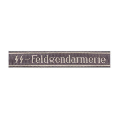 GERMAN SS FELDGENDARMERIE BEVO TYPE CUFF TITLE
