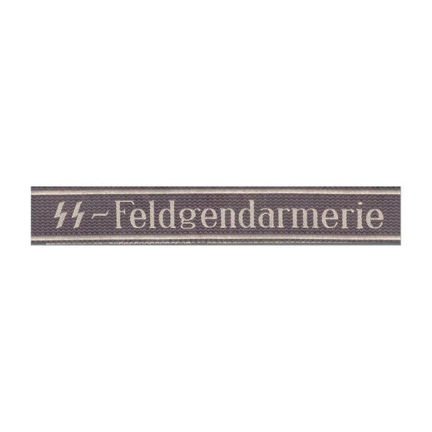 GERMAN SS FELDGENDARMERIE BEVO TYPE CUFF TITLE