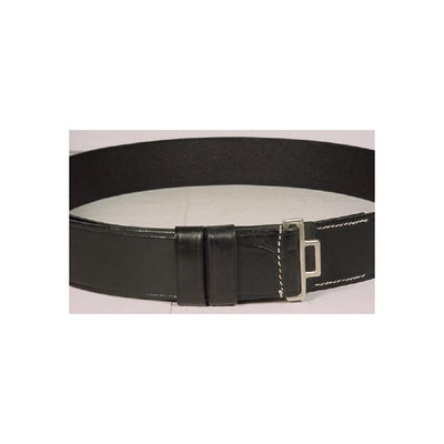 GERMAN SS OFFICERS BLACK LEATHER BELT