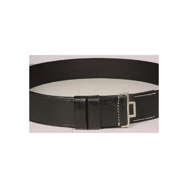 GERMAN SS OFFICERS BLACK LEATHER BELT