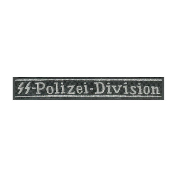 GERMAN SS POLIZEI-DIVISION CUFF TITLES
