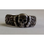SS TOTENKOPF S.lb. WALTER 9.11.41 H. HIMMLER HONOR RING LRG HEAD