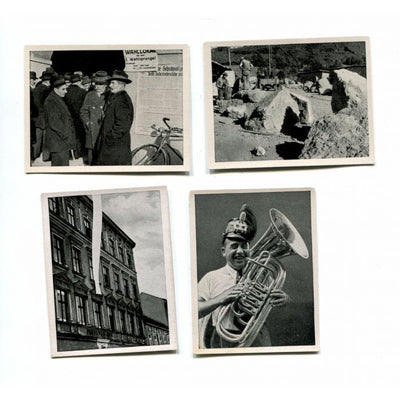 SUDMAHRIFCHE BAUERN GEHEN ZUR WAHL - LOT OF 4 CIGARETTE CARDS