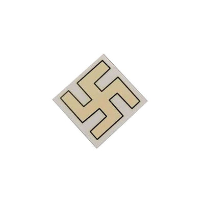 SWASTIKA FIRE POLICE HELMET DECAL