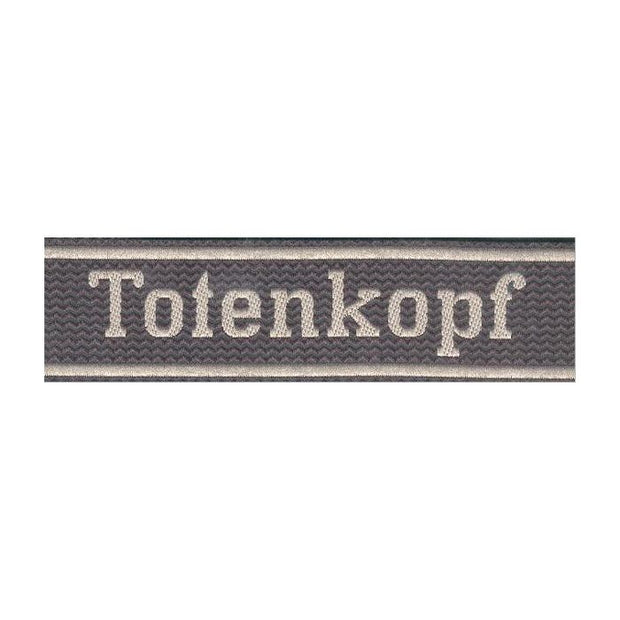 GERMAN TOTENKOPF BEVO TYPE CUFF TITLE