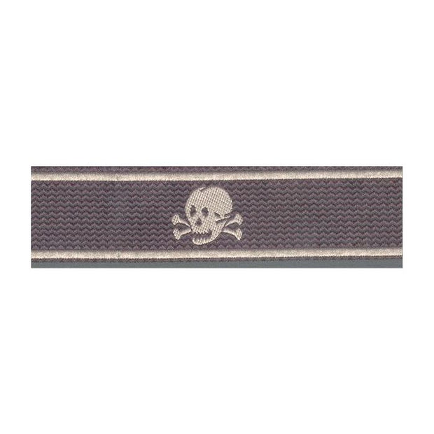 GERMAN TOTENKOPF SKULL BEVO TYPE CUFF TITLE