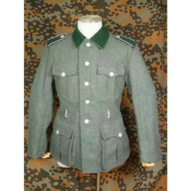 GERMAN M36 WOOL SERVICE TUNIC AND M37 FIELD GREEN WOOL GERMAN PANTS