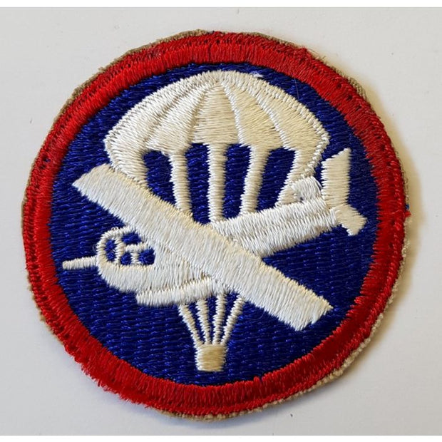 US WWII AIRBORNE EM COMBINED GLIDER PARACHUTE CAP PATCH