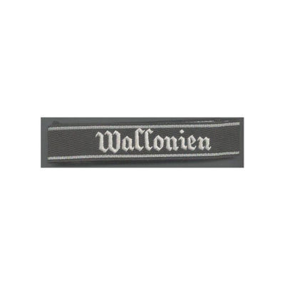 GERMAN WALLONIEN ENLISTED MAN CUFF TITLE