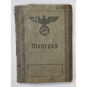WEHRPASS WW2 GERMAN SOLDIER MILITARY PASS INDENTIFICATION