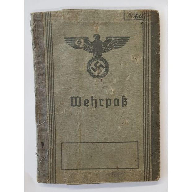 WEHRPASS WW2 GERMAN SOLDIER MILITARY PASS INDENTIFICATION
