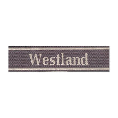 GERMAN WESTLAND BEVO TYPE CUFF TITLE