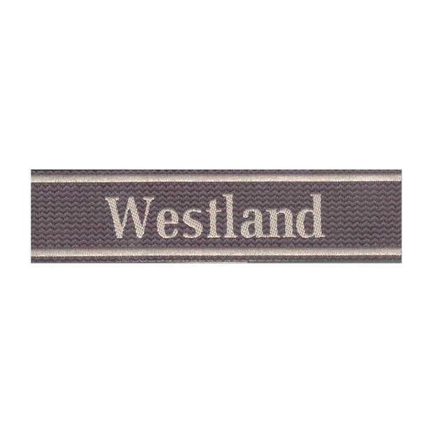 GERMAN WESTLAND BEVO TYPE CUFF TITLE