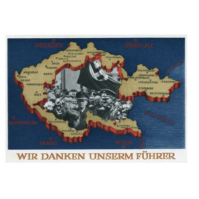 GERMAN Wir danken unserem Führer Postcard