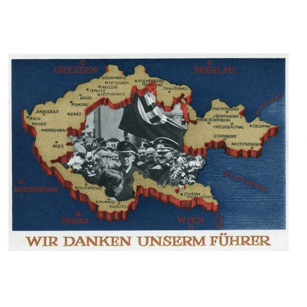 GERMAN Wir danken unserem Führer Postcard
