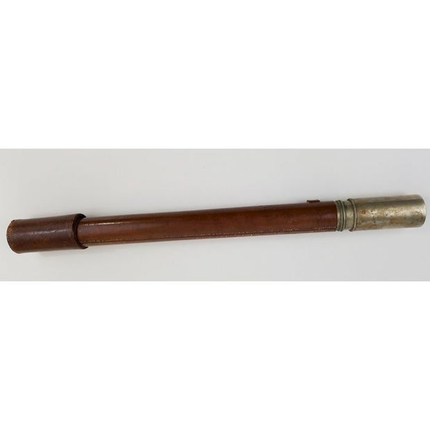 WORLD WAR I BRITISH PERIOD NICKEL PLATED "OFFICERS OF THE WATCH" NAVAL TELESCOPE BY T. COOKE & SONS LTD