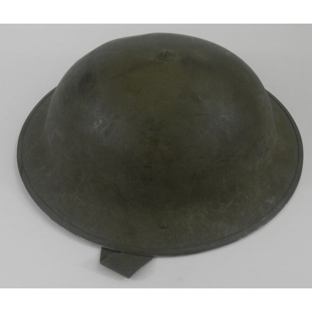 WW2 CANADIAN MARK II HELMET NAMED AND DATED 1942 C.L./C.