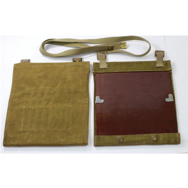 WWII AUSTRALIAN ISSUE MAP CASE / PLOTTING BOARD 'C.G. HARTLEY CO 1943'