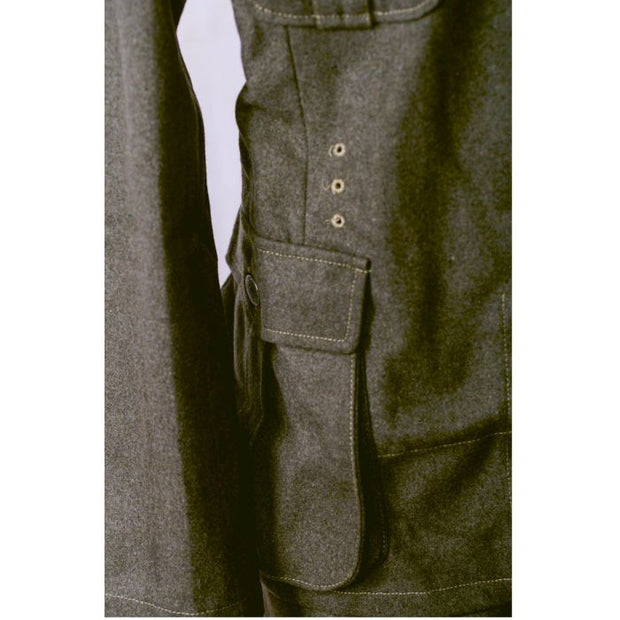 M36 TUNIC WWII GERMAN FIELD GREEN WOOL TUNIC
