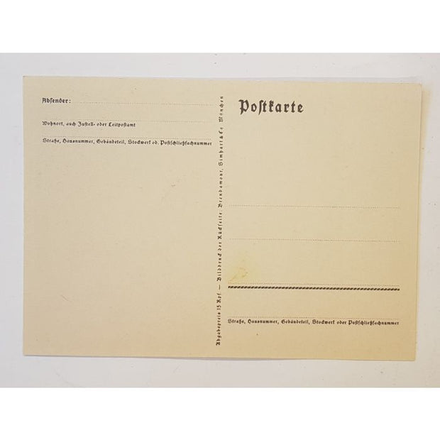 13 MARZ 1938 EIN VOLK EIN REICH EIN FUHRER POSTCARD