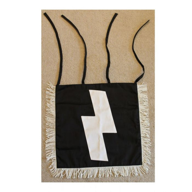 WW2 GERMAN HITLER YOUTH TRUMPET BANNER WITH SIGRUNEN