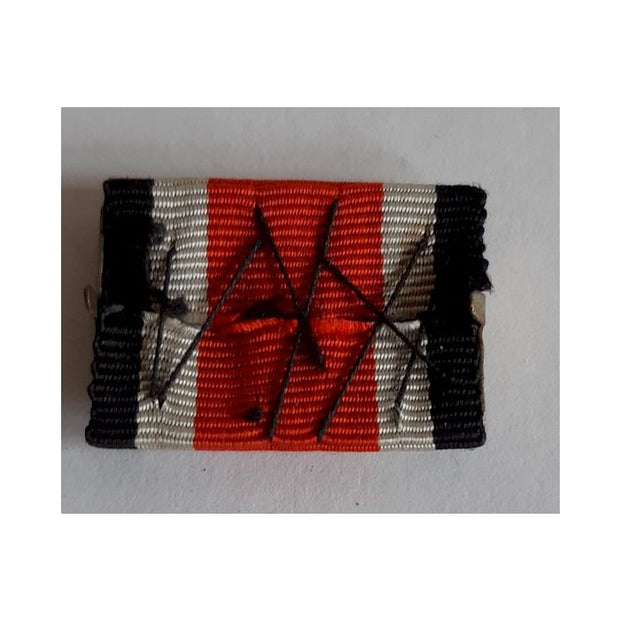 GERMAN WWII IRON CROSS SECOND CLASS RIBBON BAR ORIGINAL