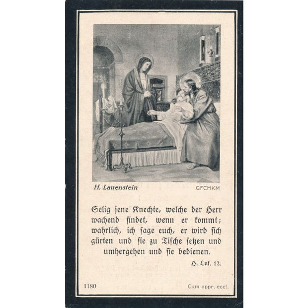 GERMAN WWII DEATH CARD FOR SOLDATE JOSEF HEIGL