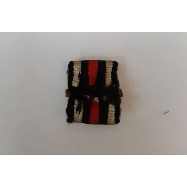 GERMAN RIBBON BAR - WAR CROSS OF HONOUR (for Front Line Fighters) SMALL - ORIGINAL