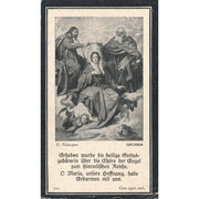 GERMAN WWI DEATH CARD FOR BENEDITT OIZENHOFER