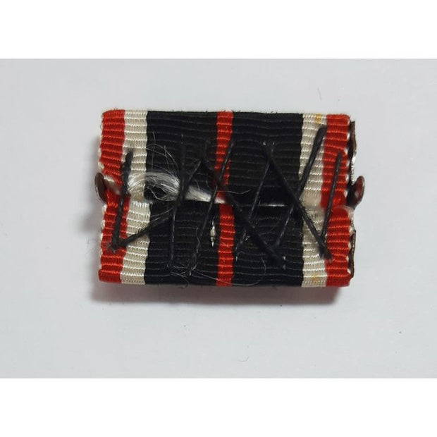 GERMAN WWII RIBBON BAR - WAR MERIT LARGE - ORIGINAL