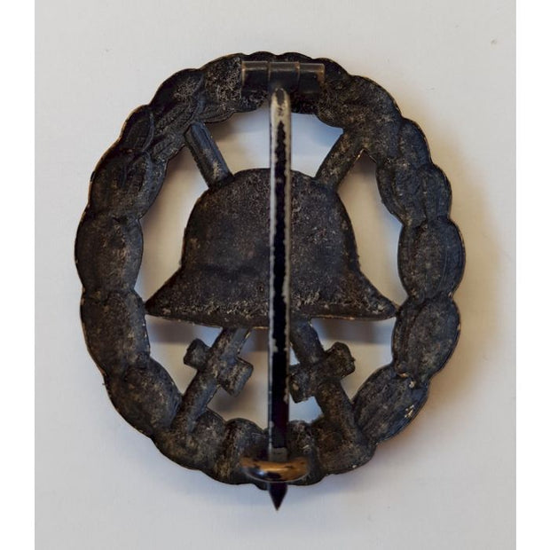 GERMAN WWI IMPERIAL BLACK WOUND BADGE CUT-OUT
