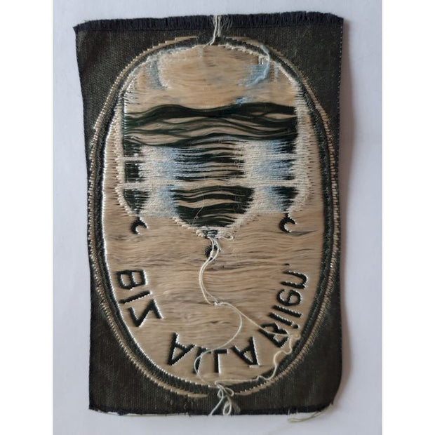 SS TURKESTAN LEGION VOLUNTEER’S BEVO SLEEVE SHIELD