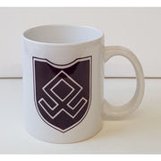 GERMAN MAROON BROWN 7th SS VOLUNTEER GEBIRGS DIVISION ORINZ EUGEN COFFEE CUP