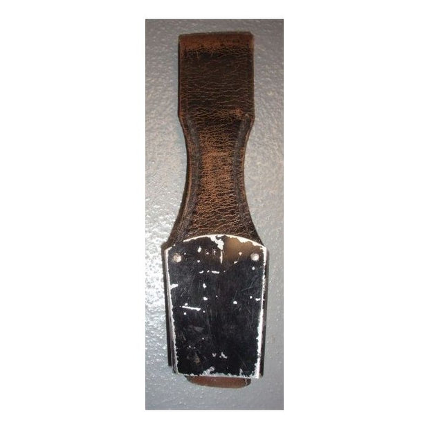 GERMAN BLACK LEATHER K98 FROG / METAL BACK