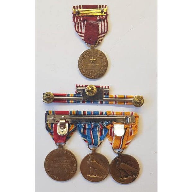AMERICAN WWII GROUP AWARDS "ABBO KENT "