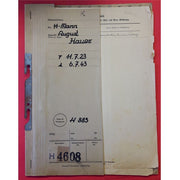 SS TOTENKOPF DEATH FILE FOR WAFFEN SS-MANN AUGUST HAUER