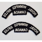 CANADIAN SHOULDER FLASH ROYAL WINNIPEG RIFLES KOREAN WAR