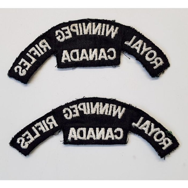 CANADIAN SHOULDER FLASH ROYAL WINNIPEG RIFLES KOREAN WAR