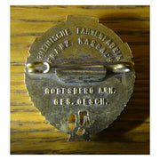 EISENBAHN VEREIN KASSEL u.UMG 40 YEAR VETERAN BADGE MADE BY FRANZ KARBACH
