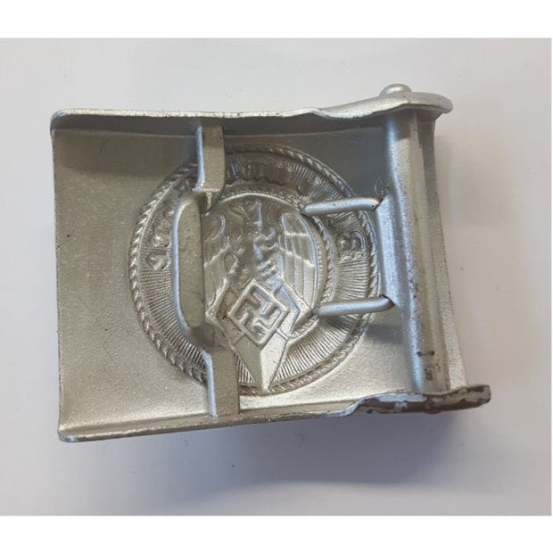 GERMAN BELT BUCKLE HJ HITLER YOUTH MEMBER - GREY