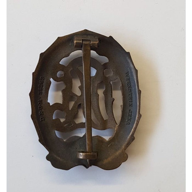 GERMAN DRL SPORTS BADGE WERNSTEIN JENA BRONZE