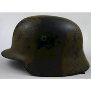 GERMAN M35 3 COLOR CAMO HELMET WW2