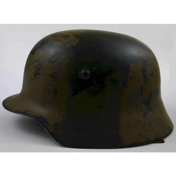 GERMAN M35 3 COLOR CAMO HELMET WW2