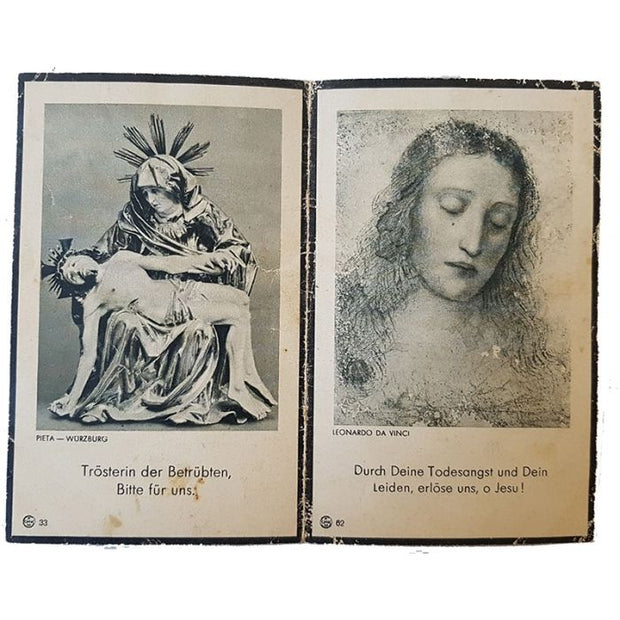 GERMAN WW11 DEATH CARD FOR GEFREITER SIMON HORNUNG