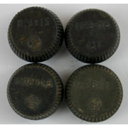 GERMAN WW2 50 MM & 80 MM MORTAR BAKELITE CAPS Lot of 4